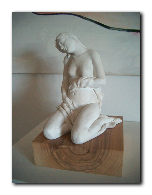 <span class='descrizione'>L'Attesa<br/>Gesso H:22 cm</span>